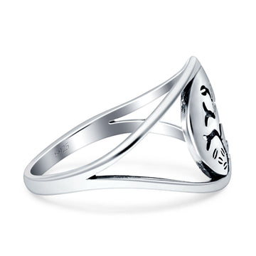 Tree Of Life Minimalist Filigree Thumb Ring 925 Sterling Silver Wholesale
